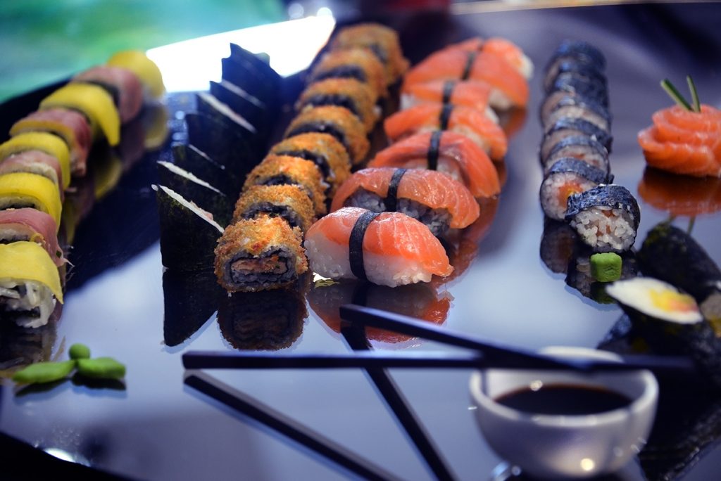 Piezas famosas del sushi en occidente